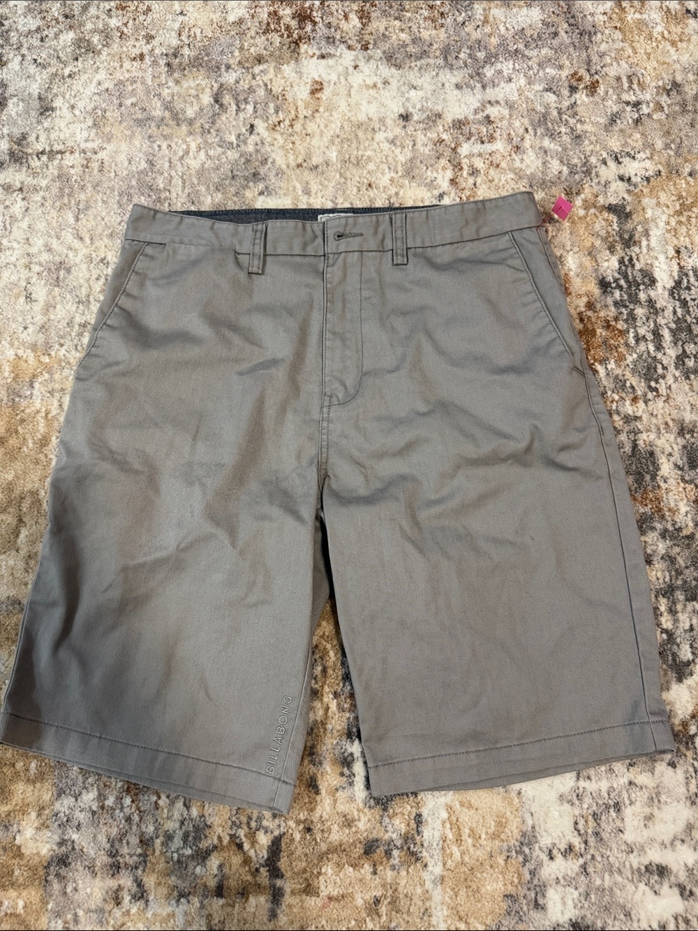 Billabong Men's Gray Flat-Front Shorts